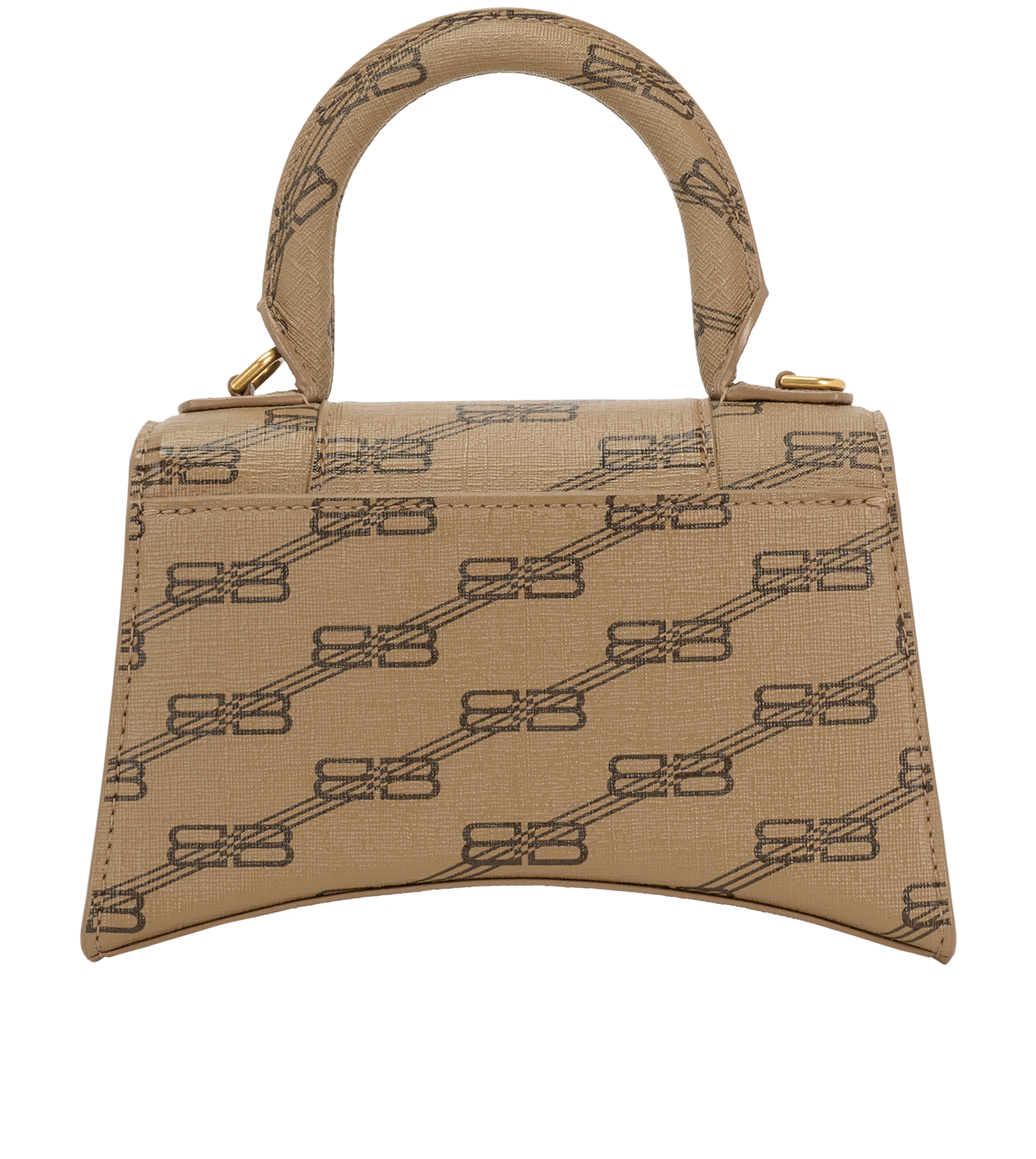 XS Hourglass, &pound;850, Handbags, Brown, Leather, Back view